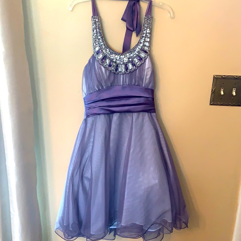 Jump apparel plum Tull knee length dress juniors size 5/6